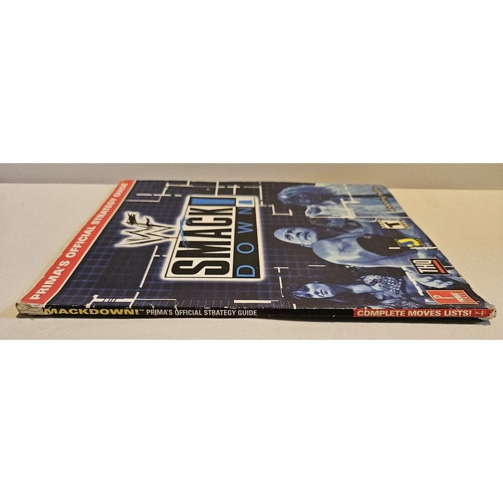 WWF Smack Down PlayStation 1 PS1 Strategy Guide Player's Book Smackdown!
